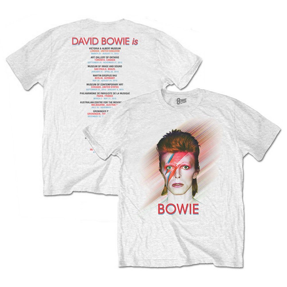 DAVID BOWIE デヴィッドボウイ - Bowie Is / バックプリントあり / Tシャツ / メンズ - PGS